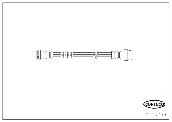 Furtun frana 49417330 CORTECO