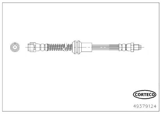 Furtun frana 49379124 CORTECO