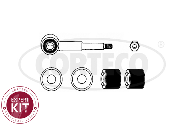 Brat/bieleta suspensie, stabilizator 49400134 CORTECO