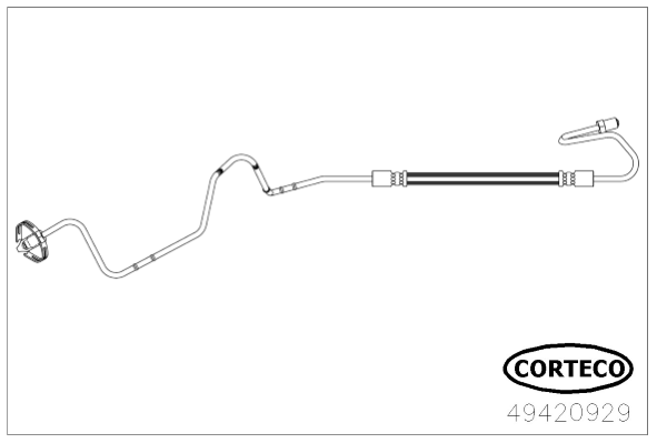 Furtun frana 49420929 CORTECO