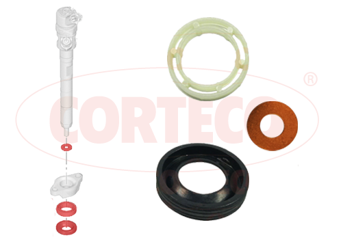 Set inele etansare, injector 49445011 CORTECO