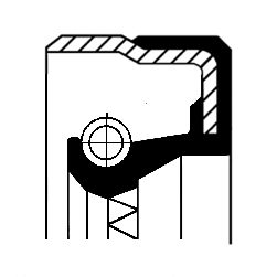 Simering, transmisie automata 01031879B CORTECO