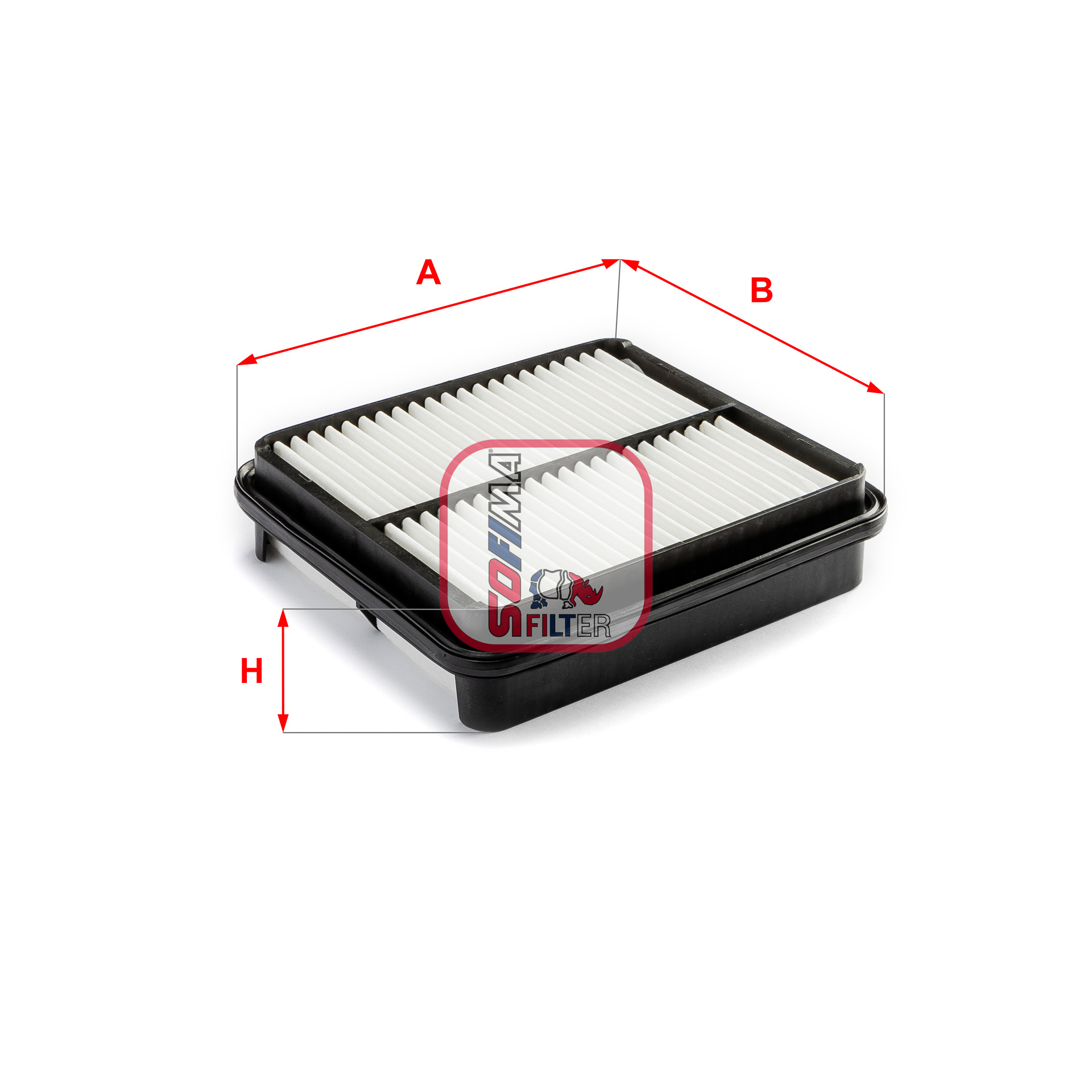 Filtru aer S 0346 A SOFIMA