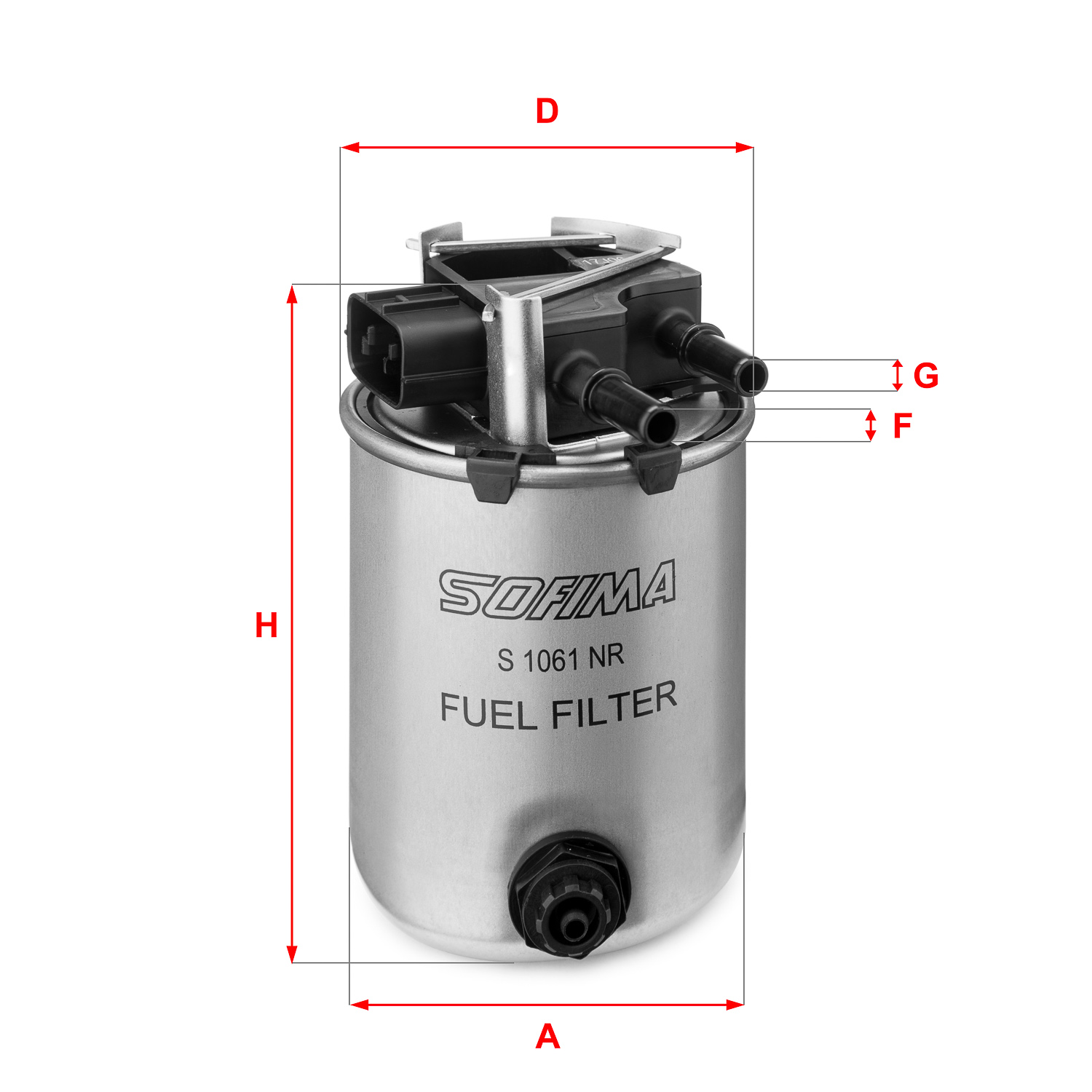 Filtru combustibil S 1061 NR SOFIMA