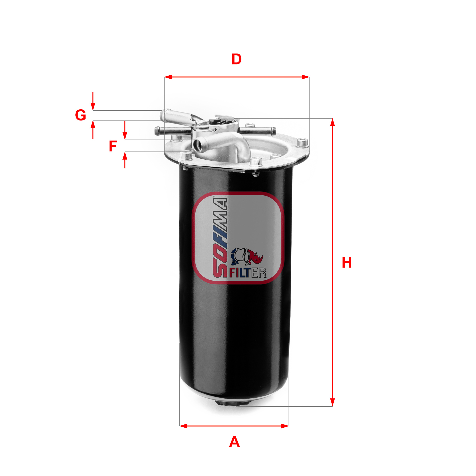 Filtru combustibil S 1411 GC SOFIMA