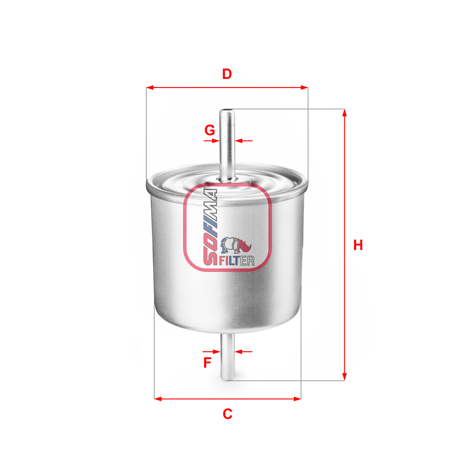 Filtru combustibil S 1514 B SOFIMA