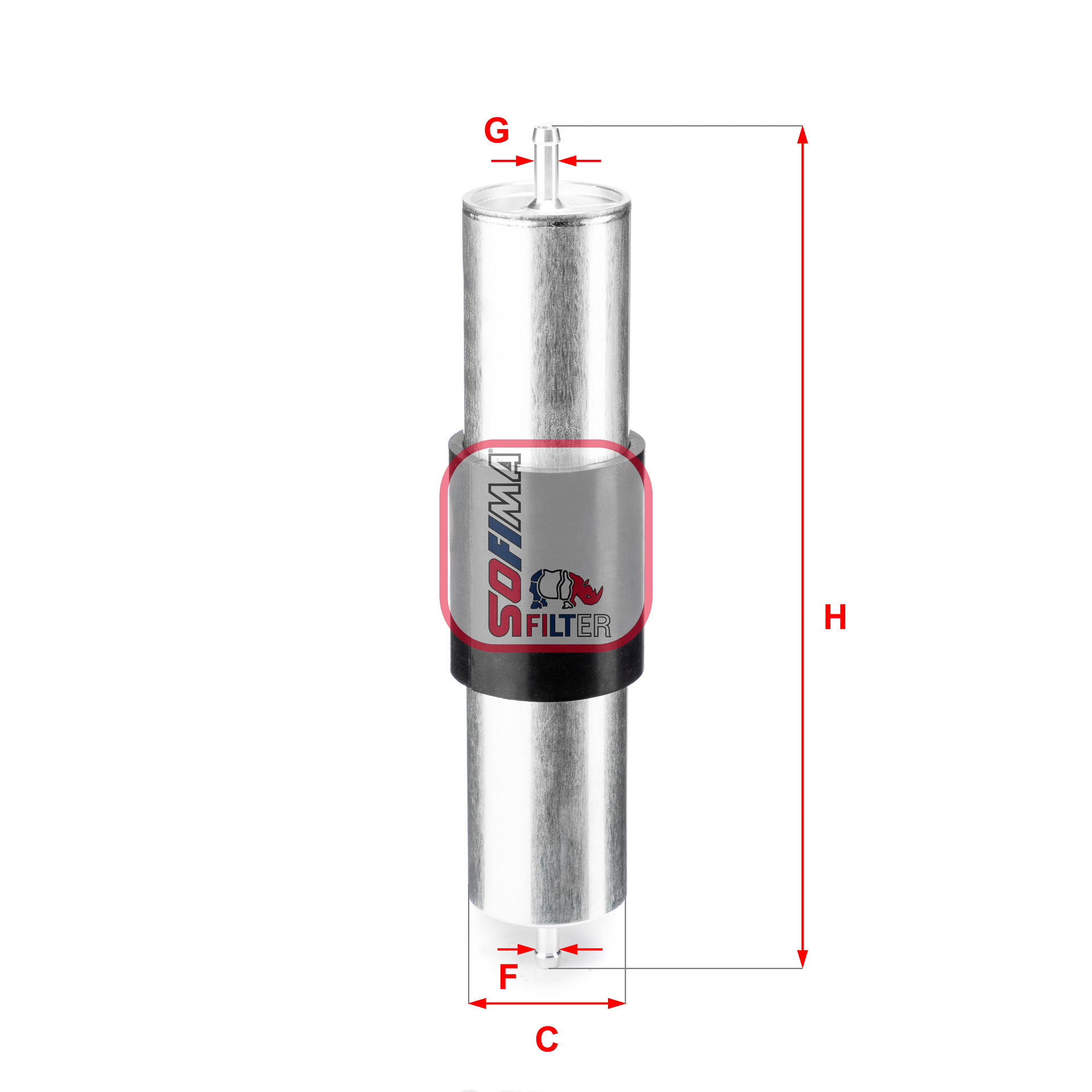 Filtru combustibil S 1569 B SOFIMA