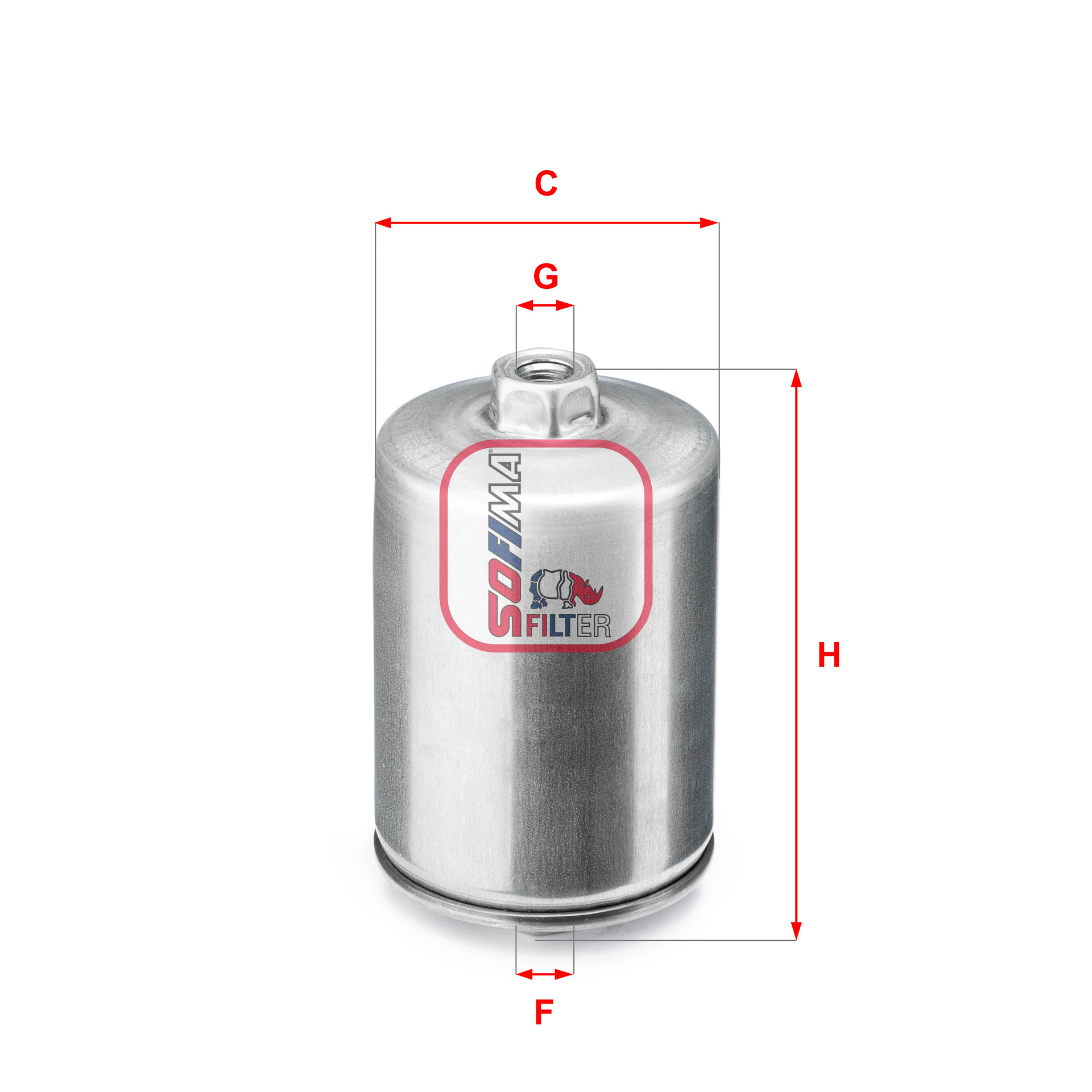 Filtru combustibil S 1748 B SOFIMA