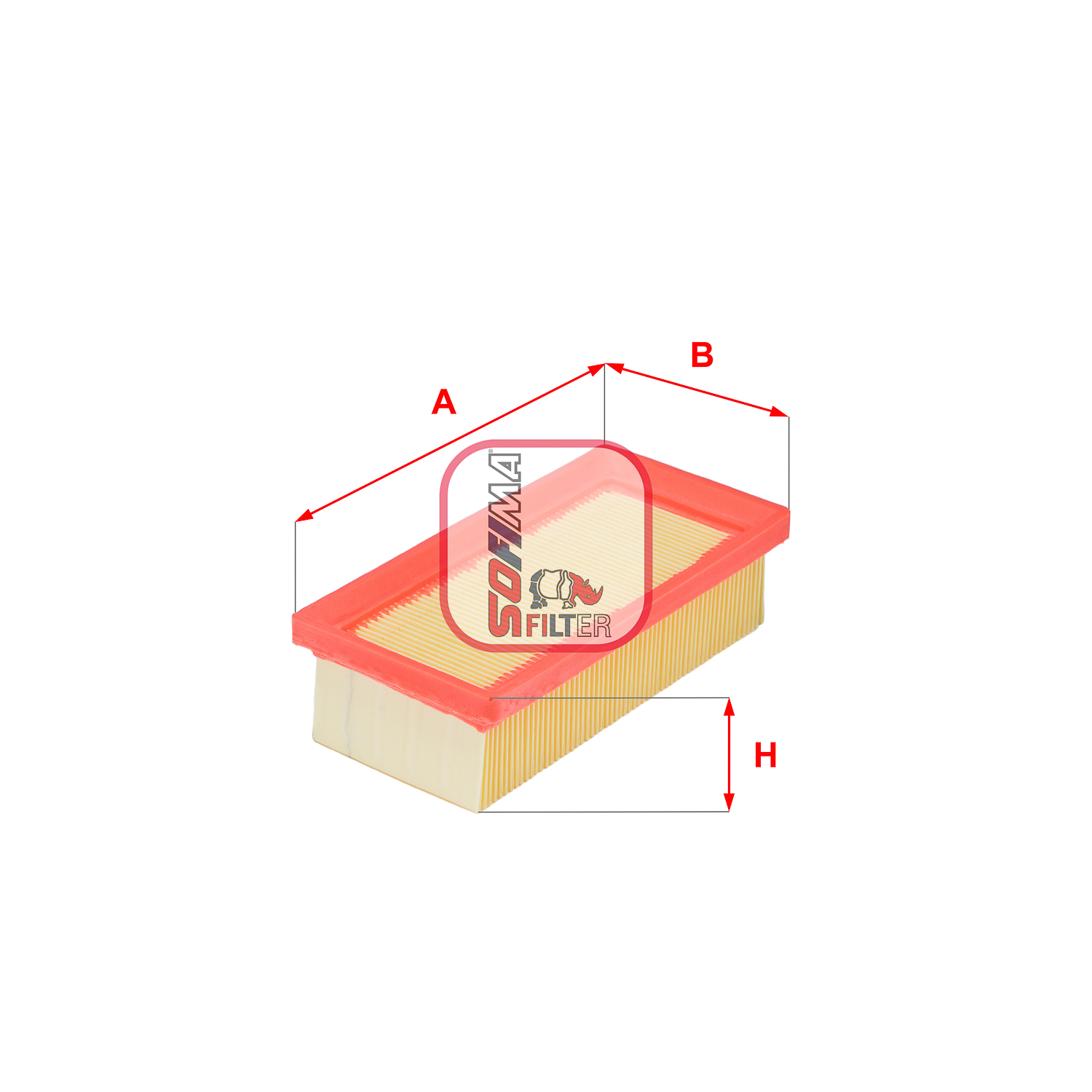 Filtru aer S 1780 A SOFIMA