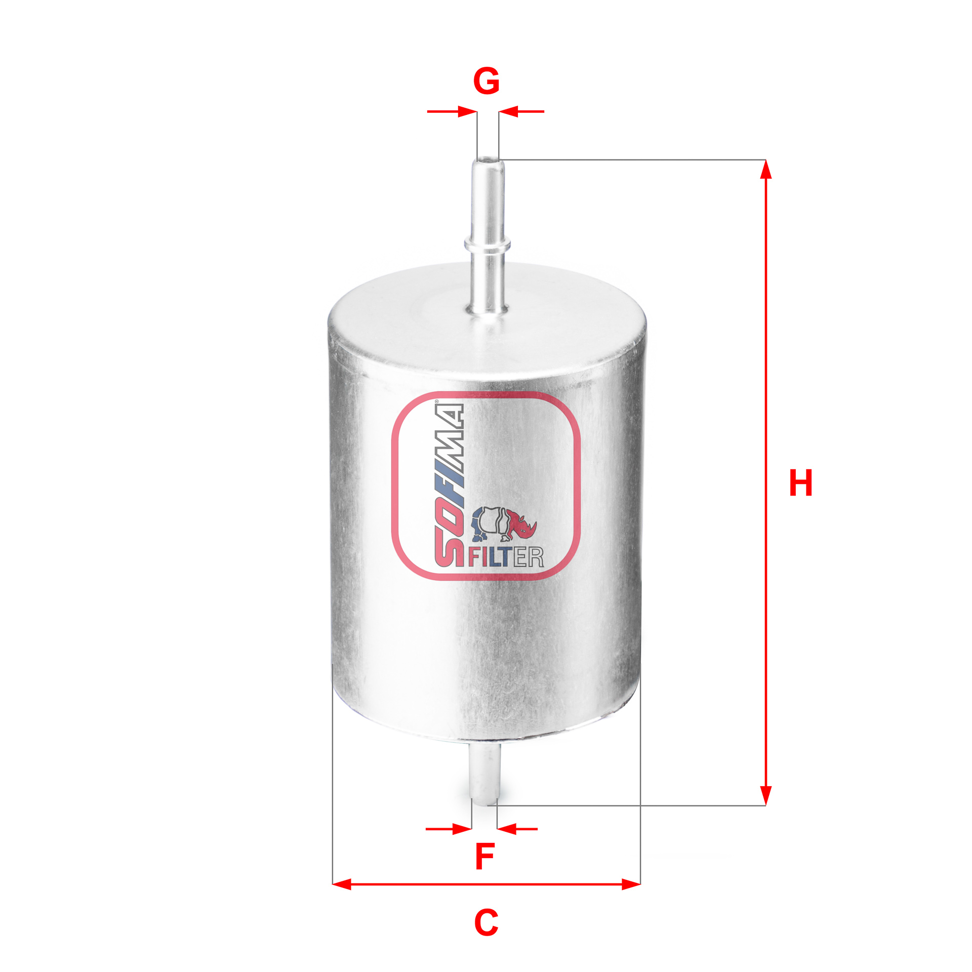 Filtru combustibil S 1817 B SOFIMA