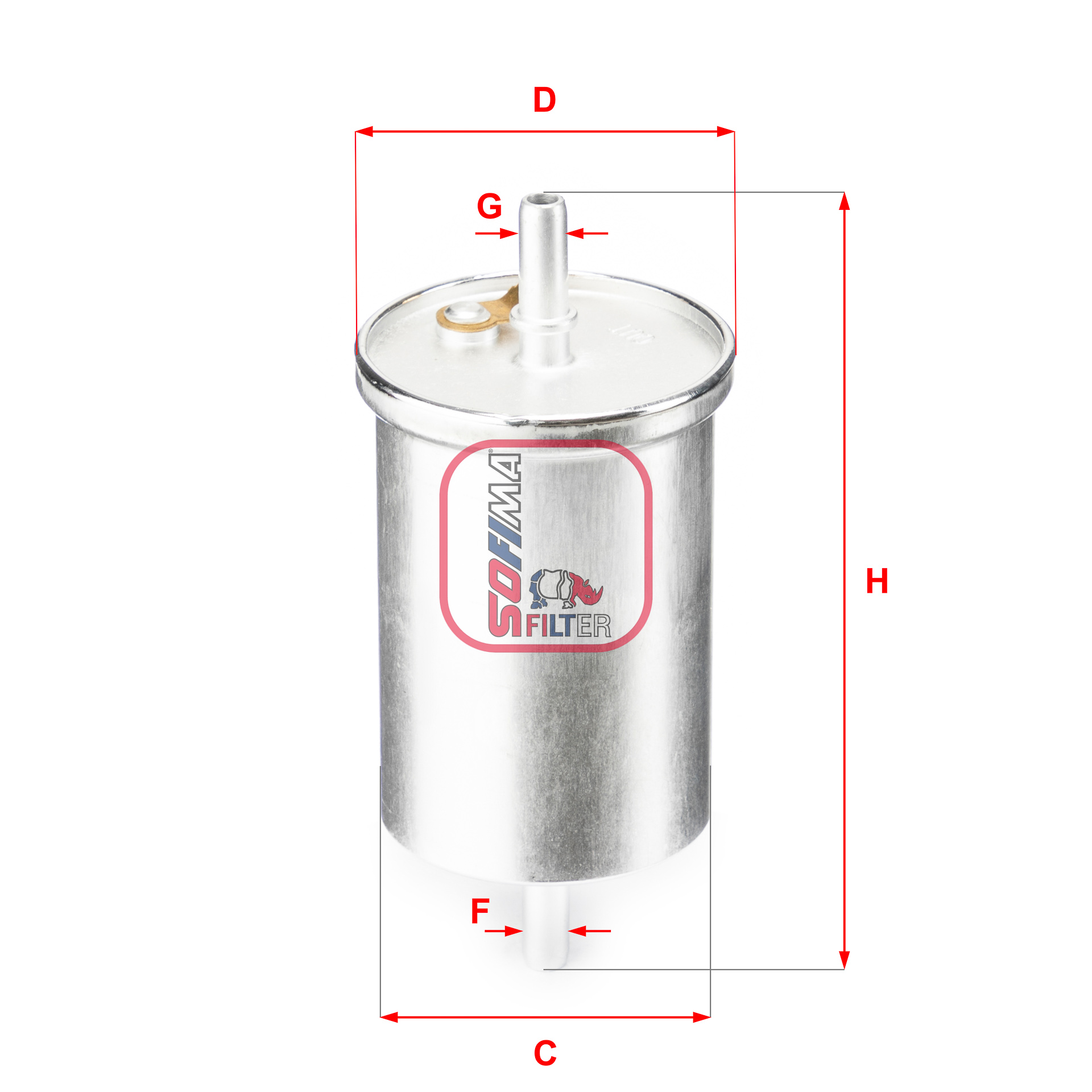 Filtru combustibil S 1835 B SOFIMA