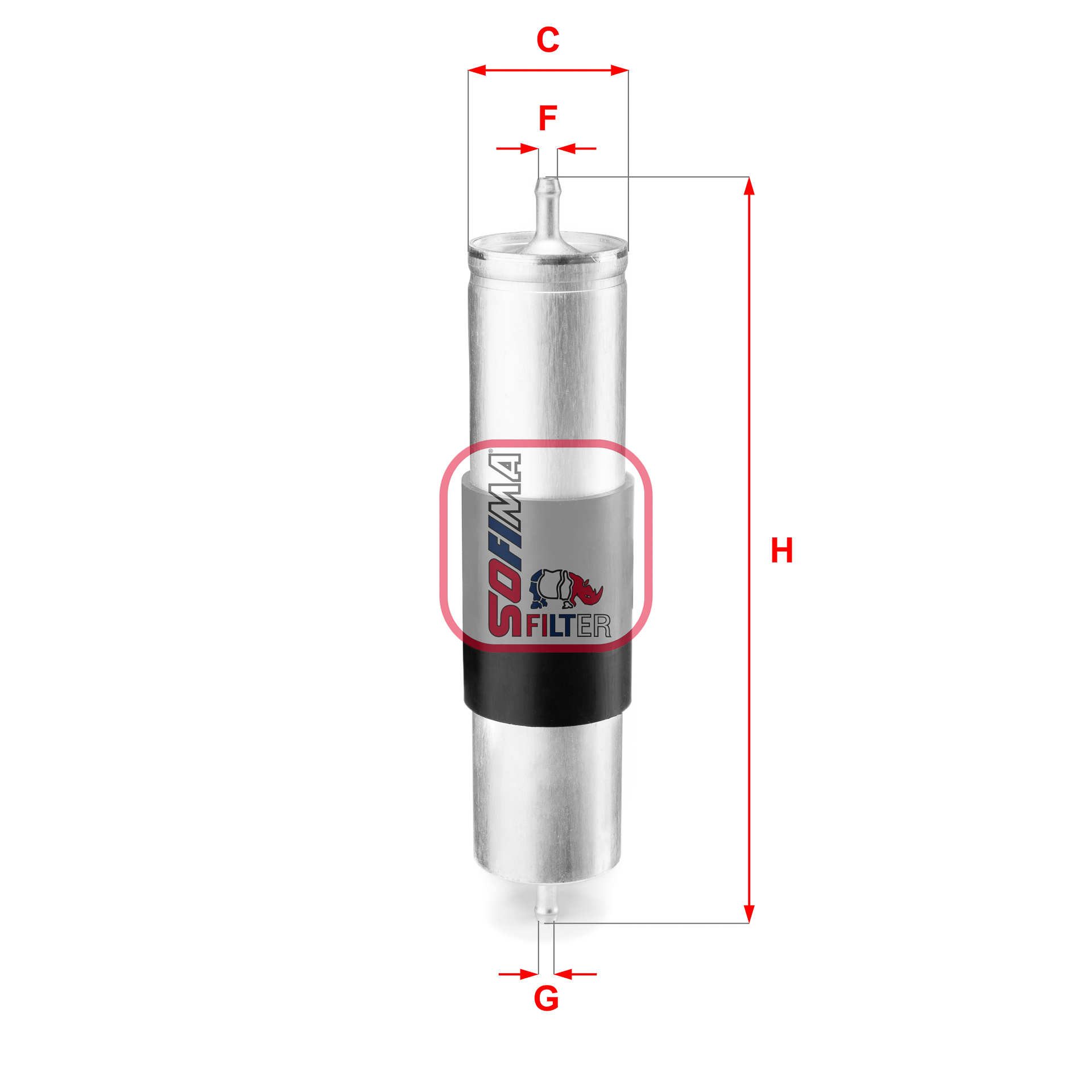 Filtru combustibil S 1839 B SOFIMA