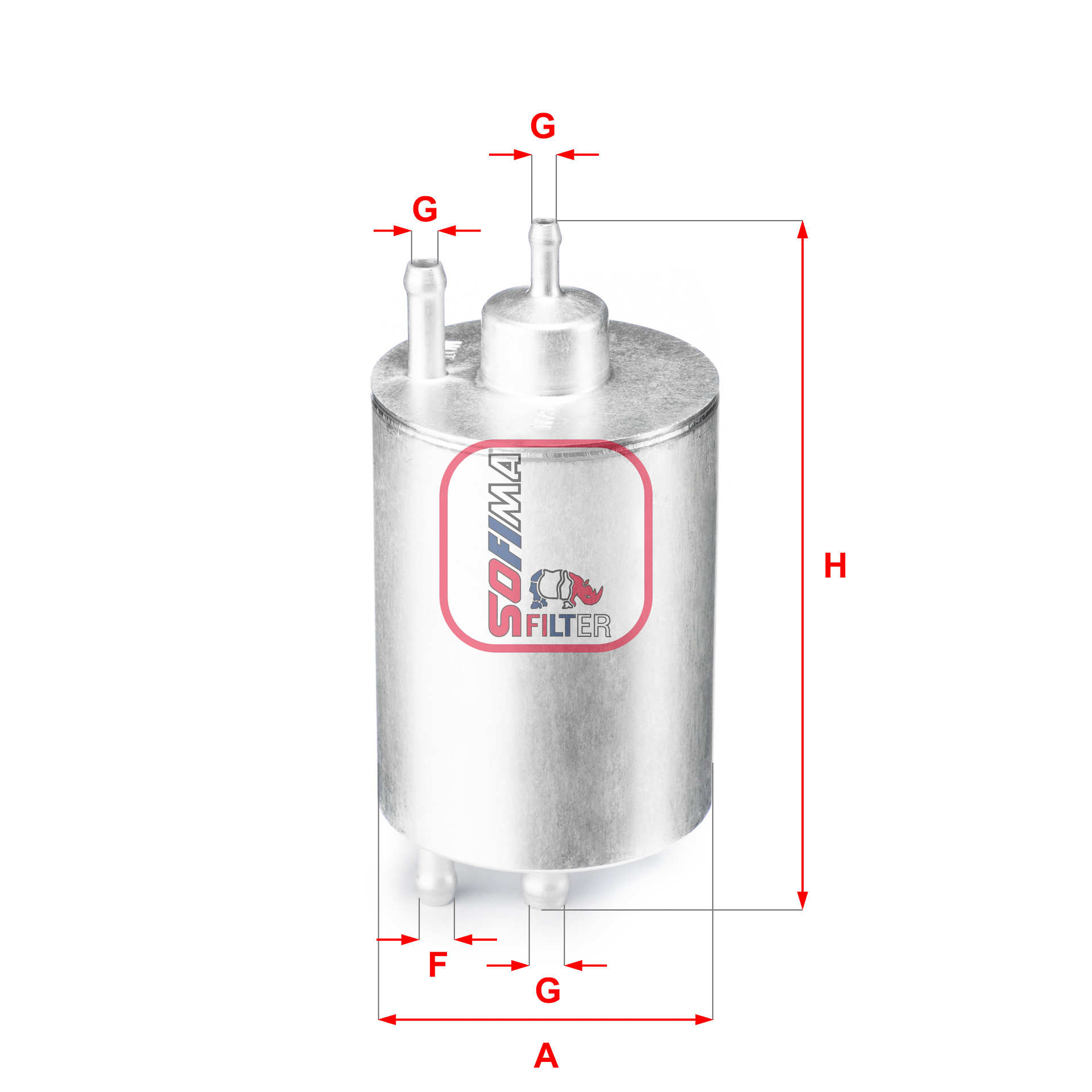 Filtru combustibil S 1841 B SOFIMA