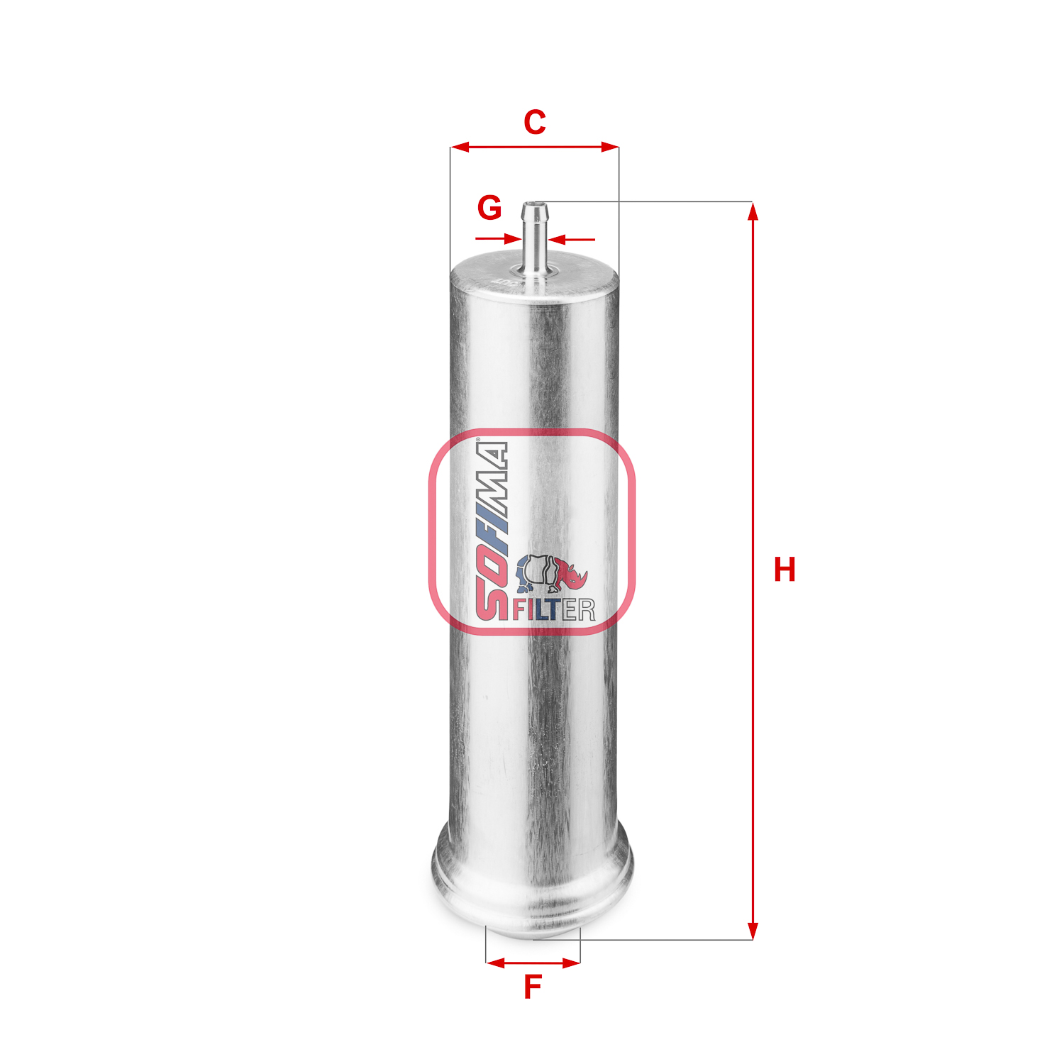 Filtru combustibil S 1851 B SOFIMA