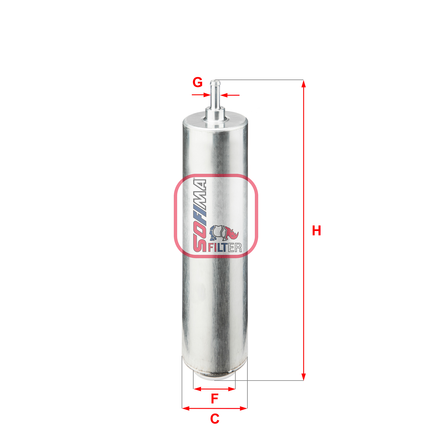 Filtru combustibil S 1852 B SOFIMA