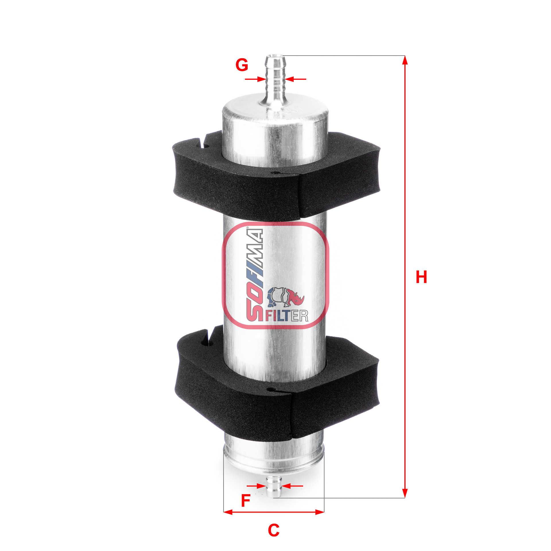 Filtru combustibil S 1950 B SOFIMA