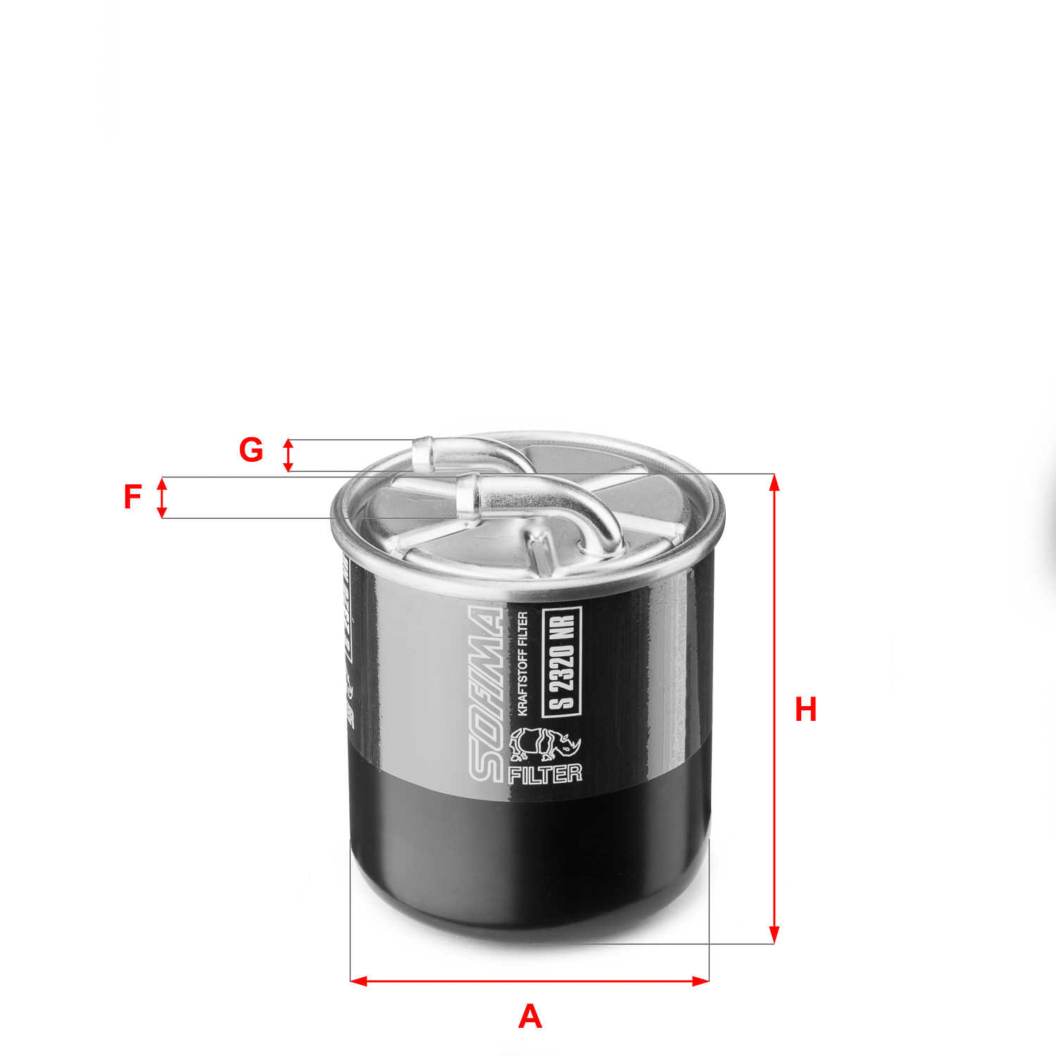 Filtru combustibil S 2320 NR SOFIMA