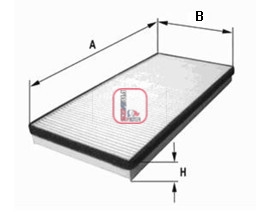 Filtru, aer habitaclu S 3056 C SOFIMA