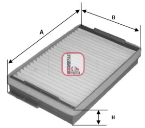 Filtru, aer habitaclu S 3139 C SOFIMA