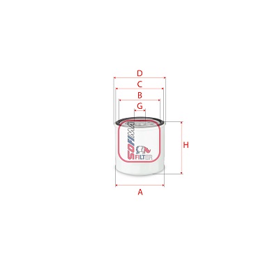 Filtru ulei S 3273 R SOFIMA