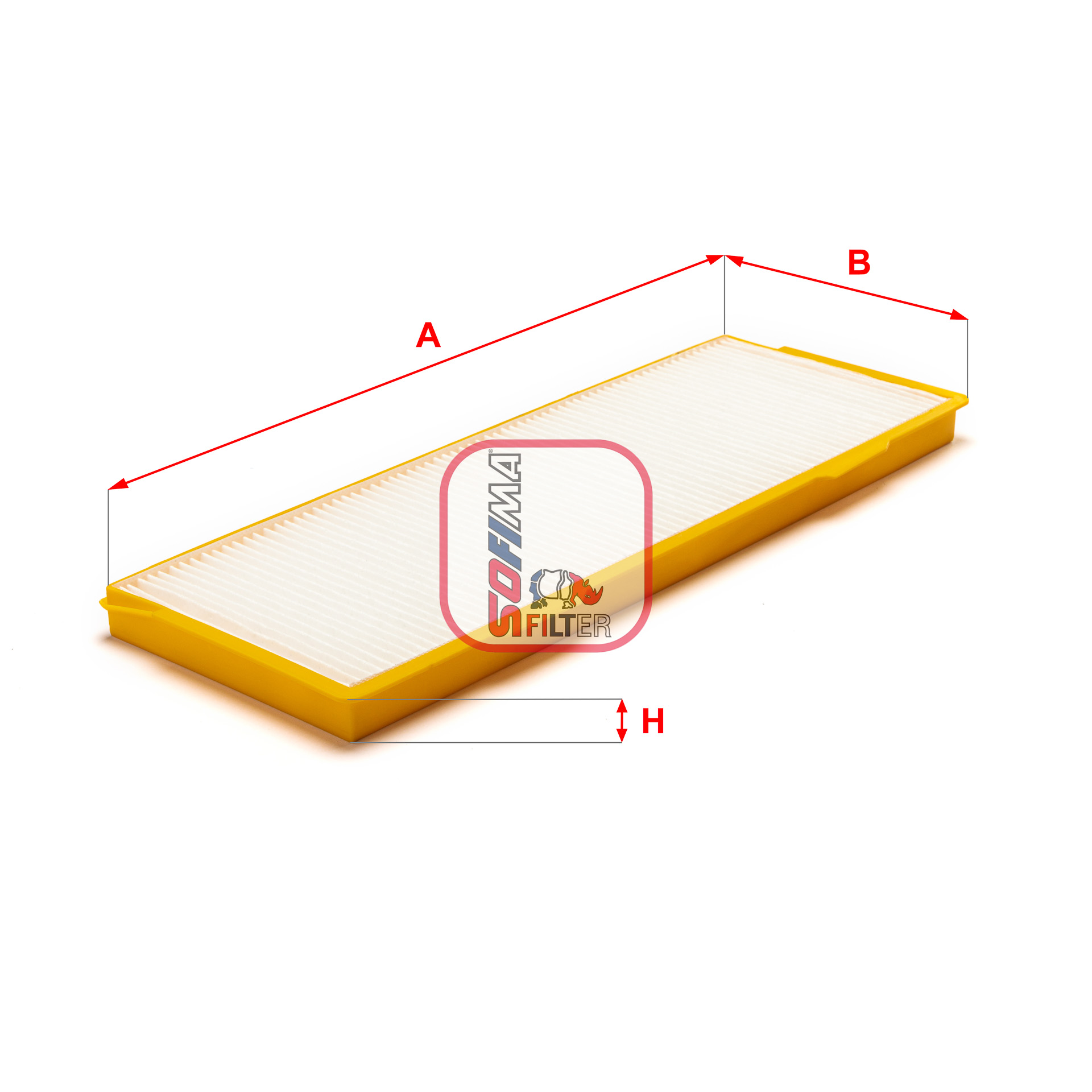 Filtru, aer habitaclu S 3289 C SOFIMA