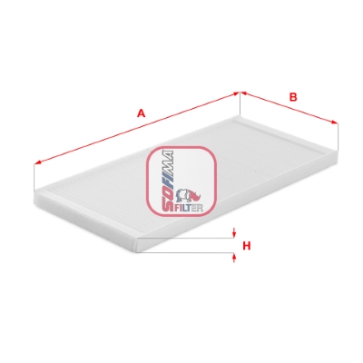 Filtru, aer habitaclu S3449C SOFIMA