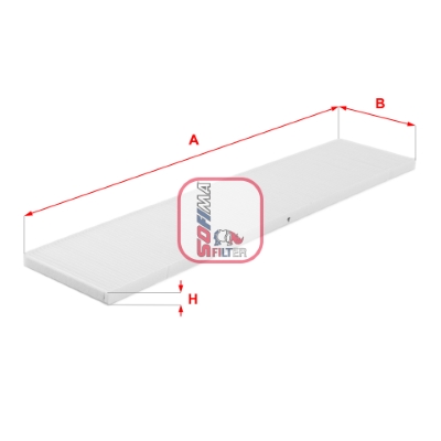 Filtru, aer habitaclu S3450C SOFIMA