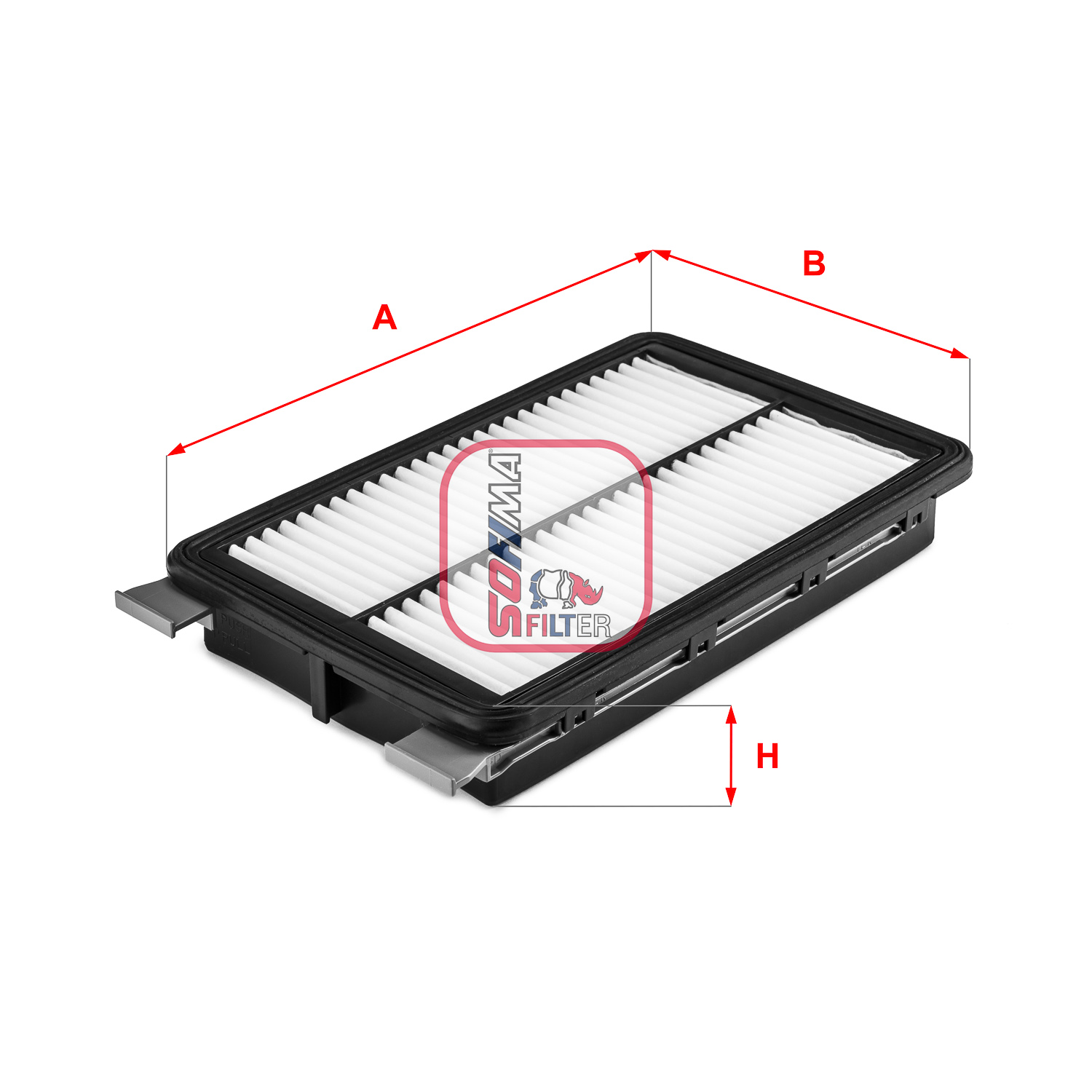 Filtru aer S 3710 A SOFIMA
