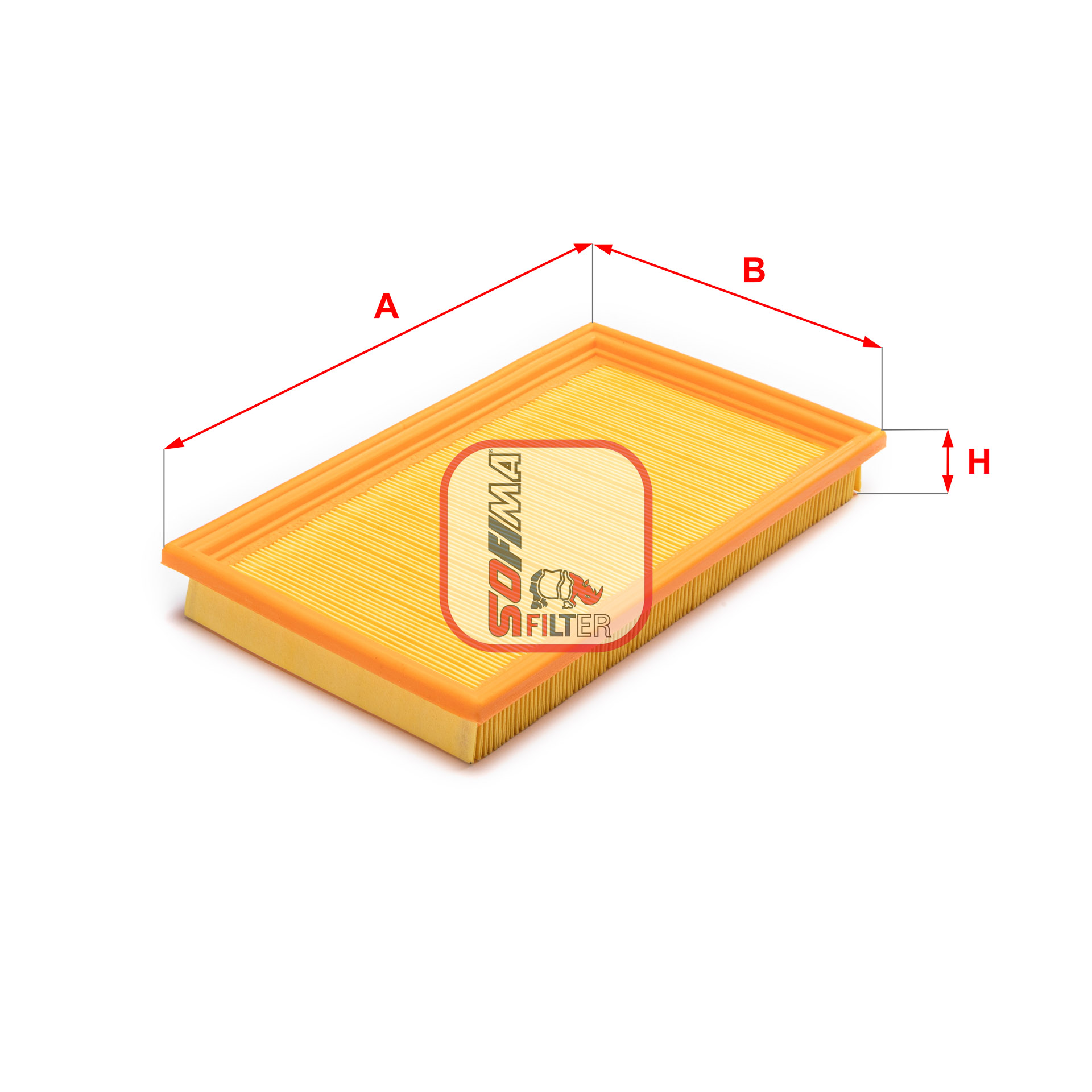 Filtru aer S 3A49 A SOFIMA