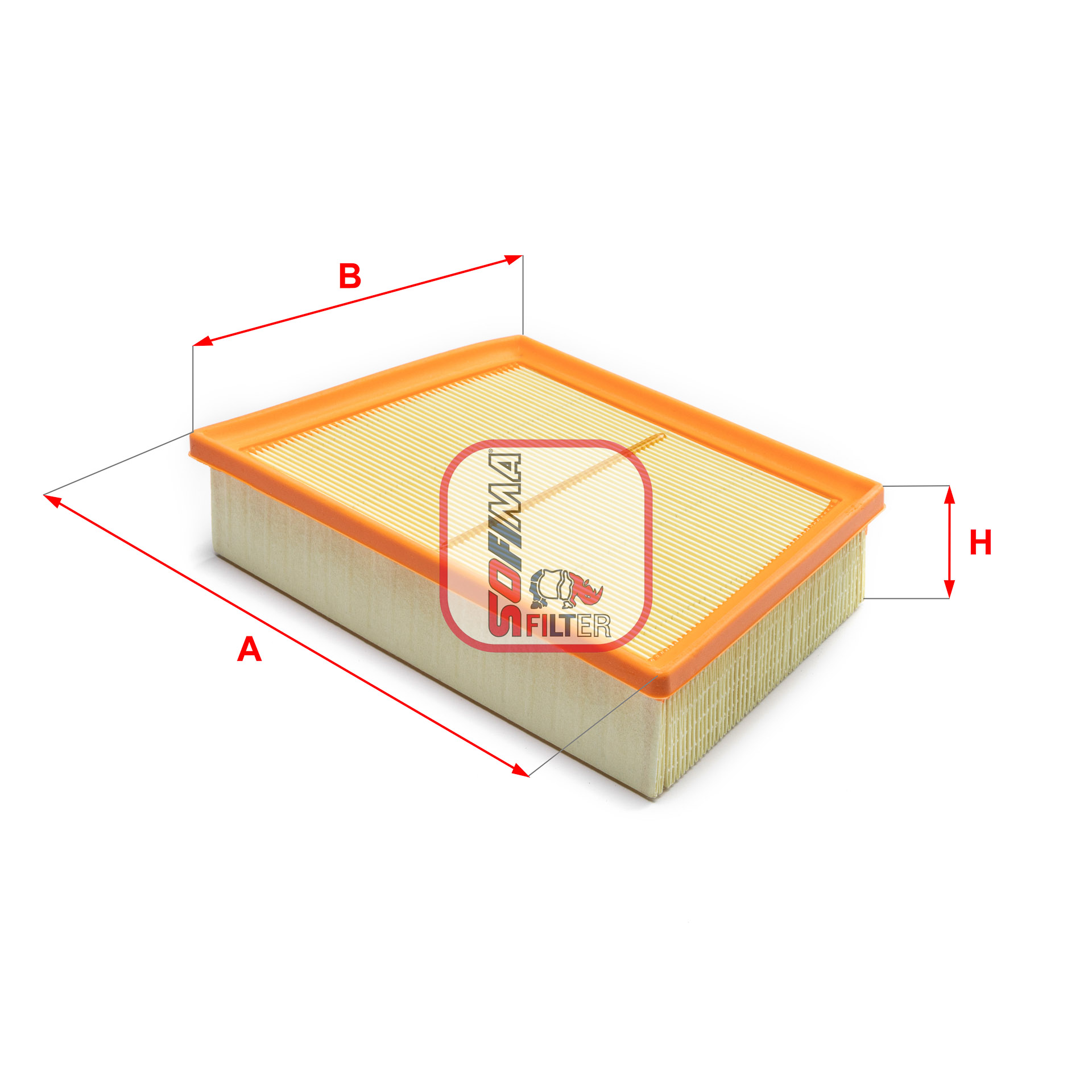 Filtru aer S 3A63 A SOFIMA