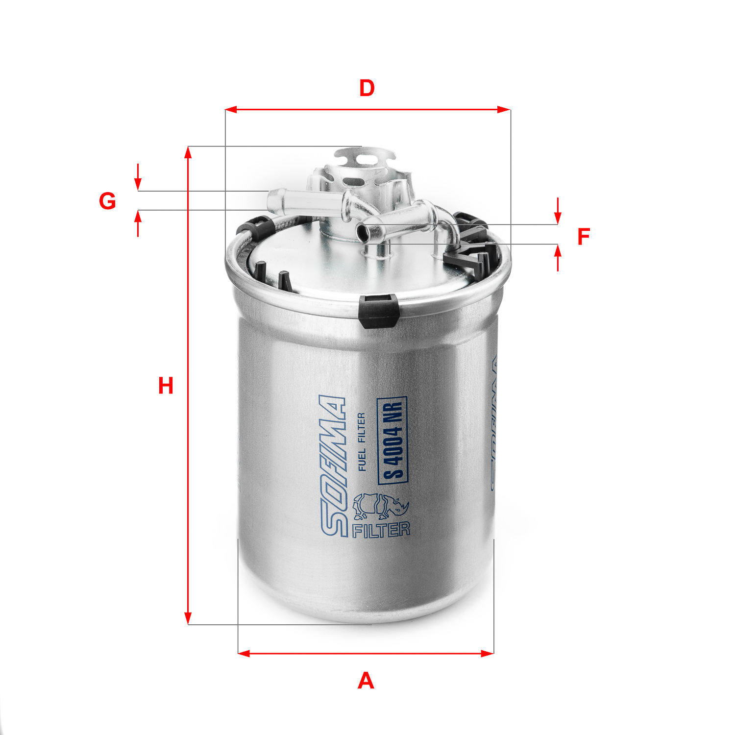 Filtru combustibil S 4004 NR SOFIMA