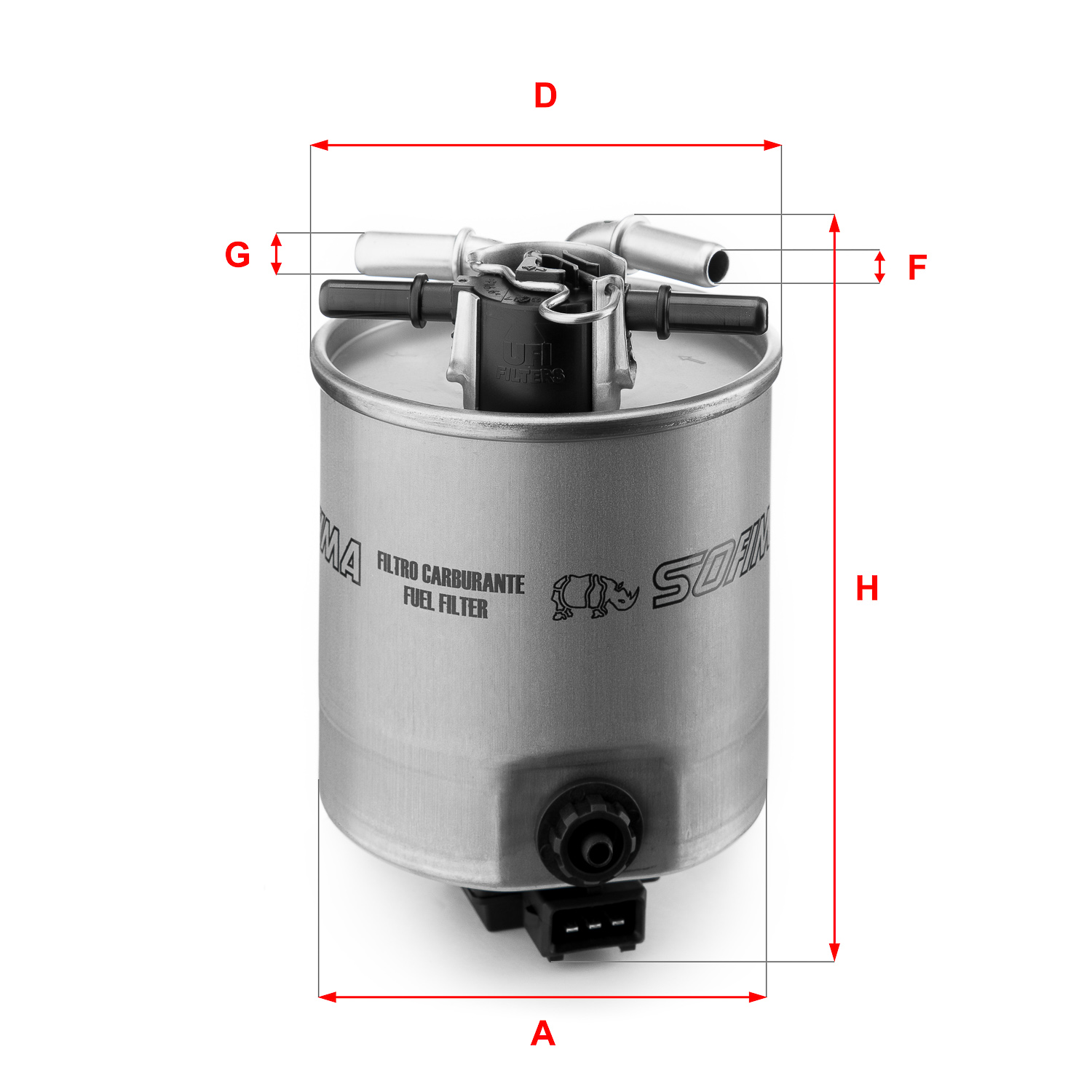 Filtru combustibil S 4025 NR SOFIMA