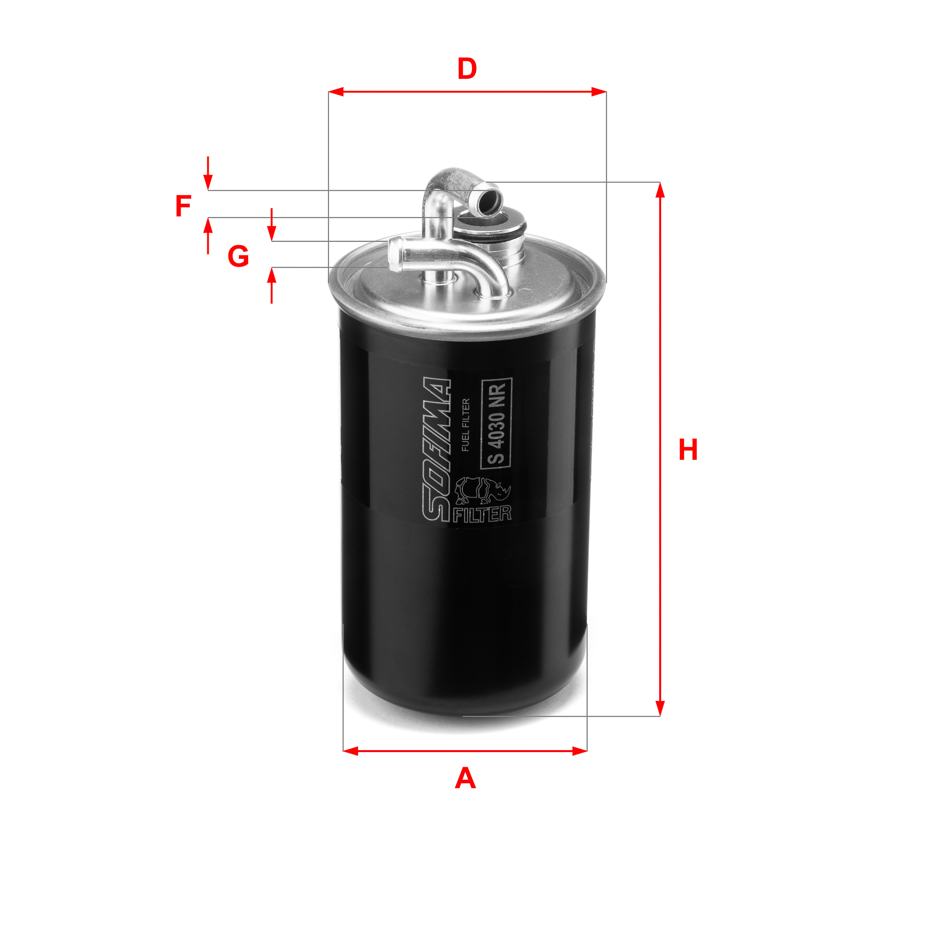 Filtru combustibil S 4030 NR SOFIMA