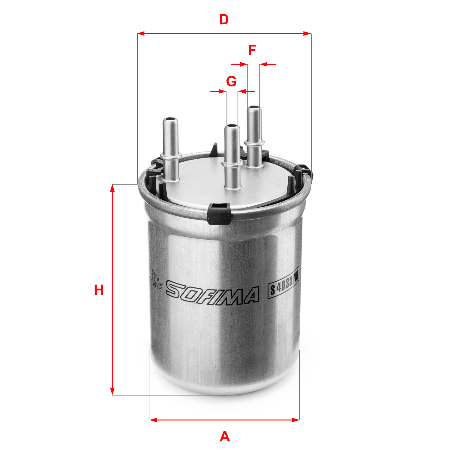 Filtru combustibil S 4033 NR SOFIMA