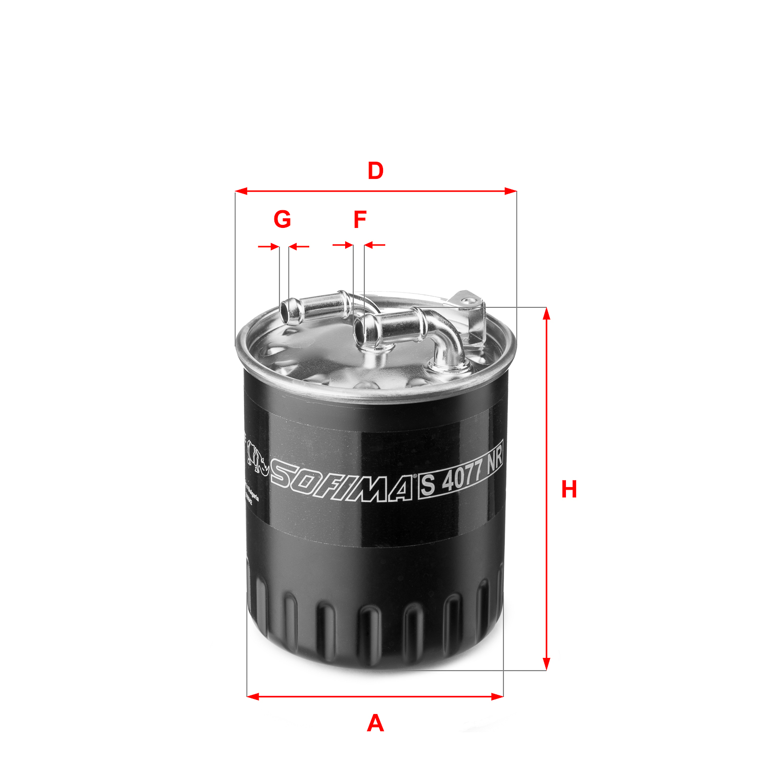 Filtru combustibil S 4077 NR SOFIMA