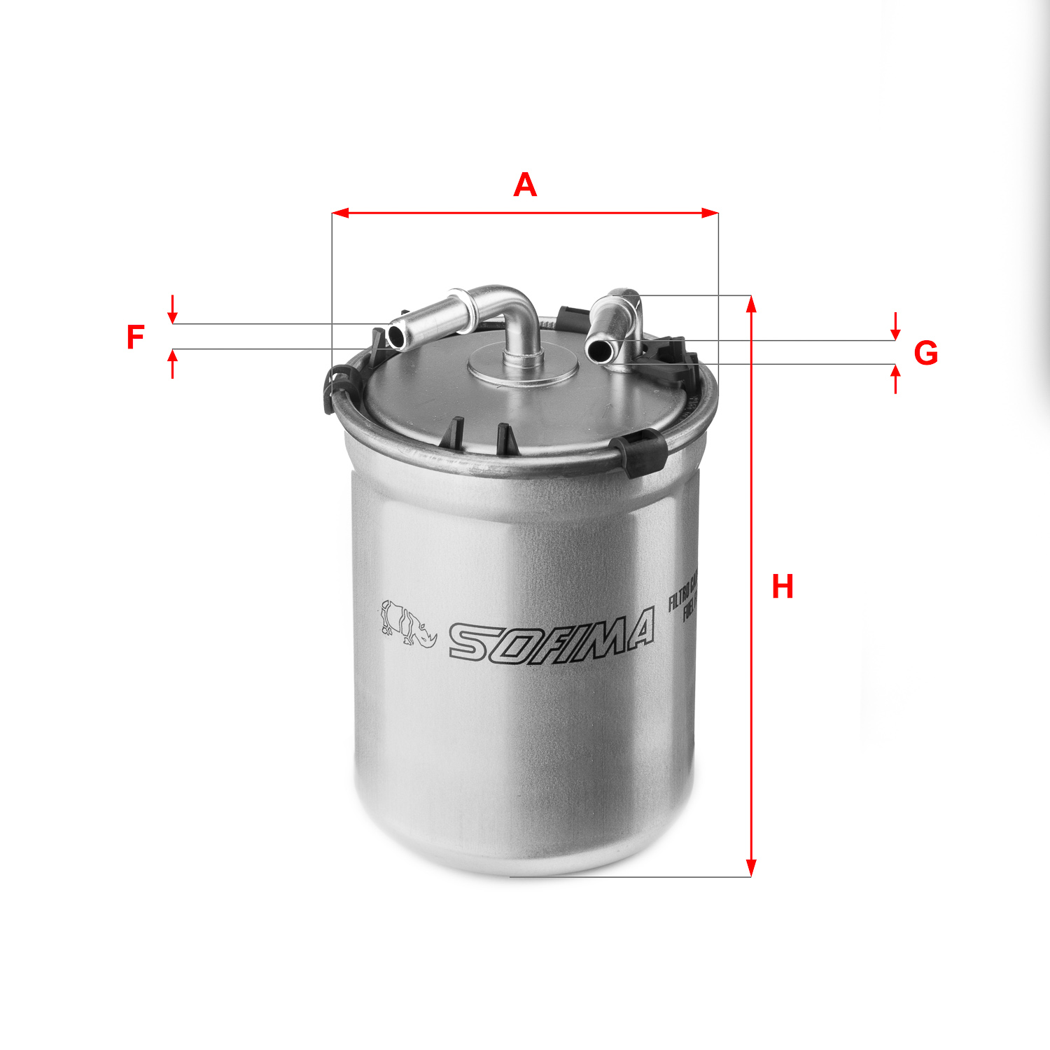 Filtru combustibil S 4106 NR SOFIMA