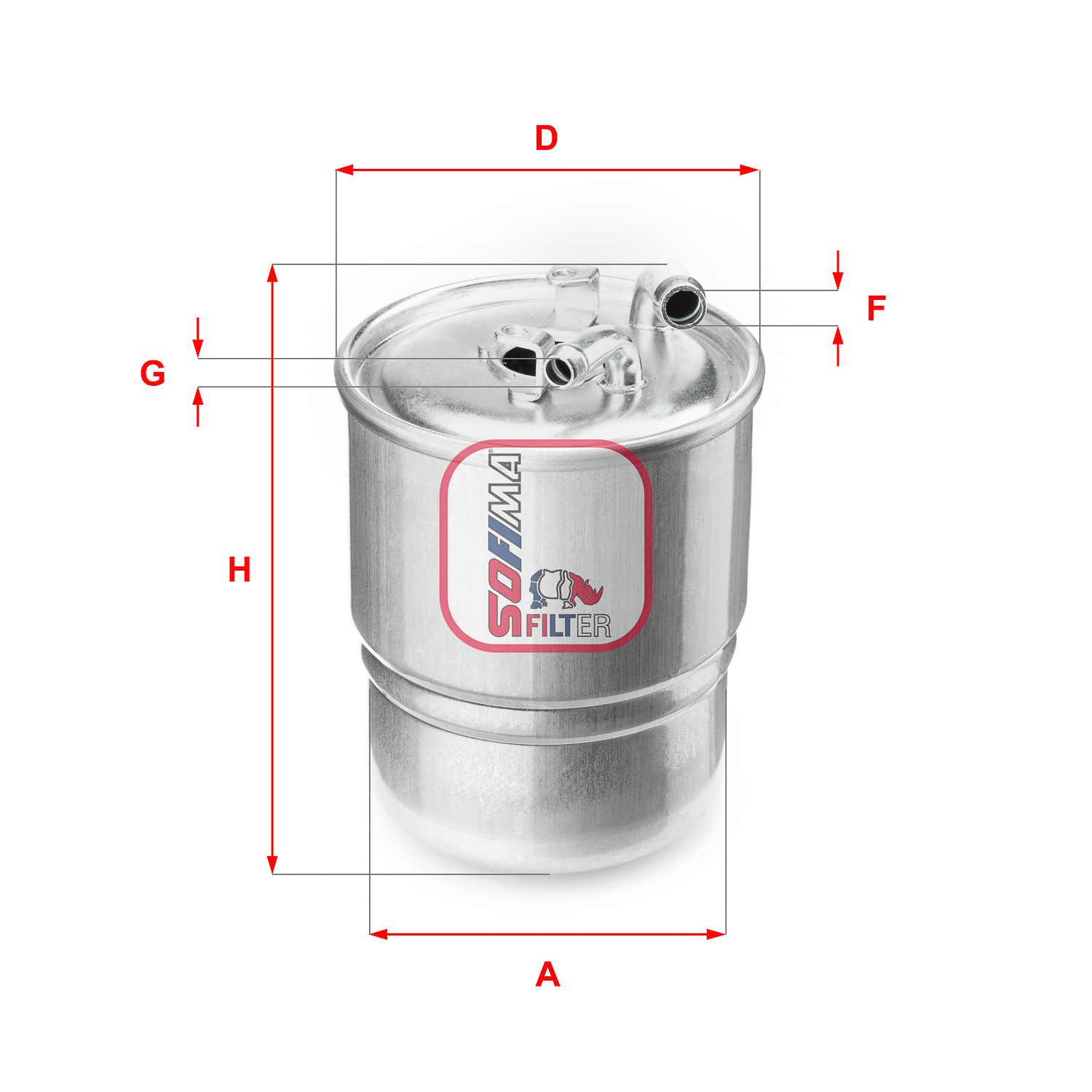 Filtru combustibil S 4107 NR SOFIMA