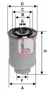 Filtru combustibil S 4392 NR SOFIMA