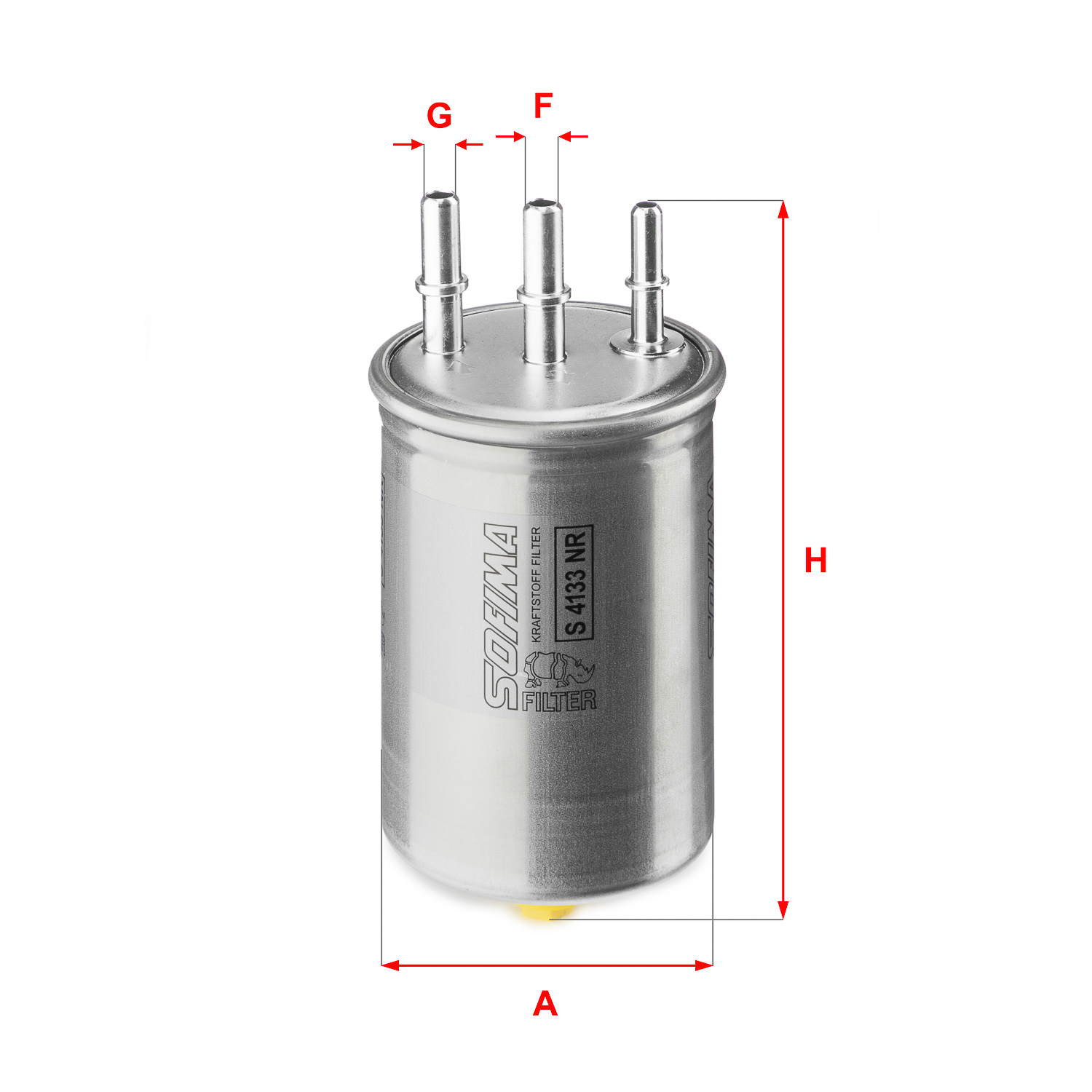 Filtru combustibil S 4133 NR SOFIMA