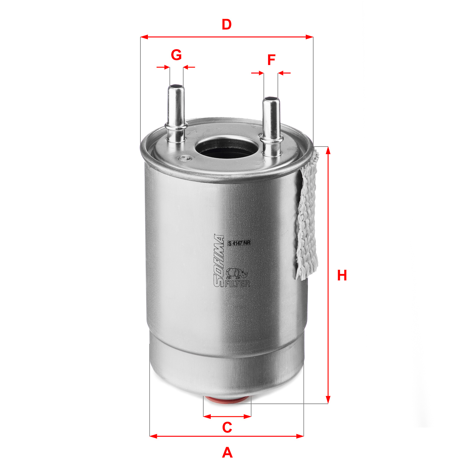 Filtru combustibil S 4147 NR SOFIMA