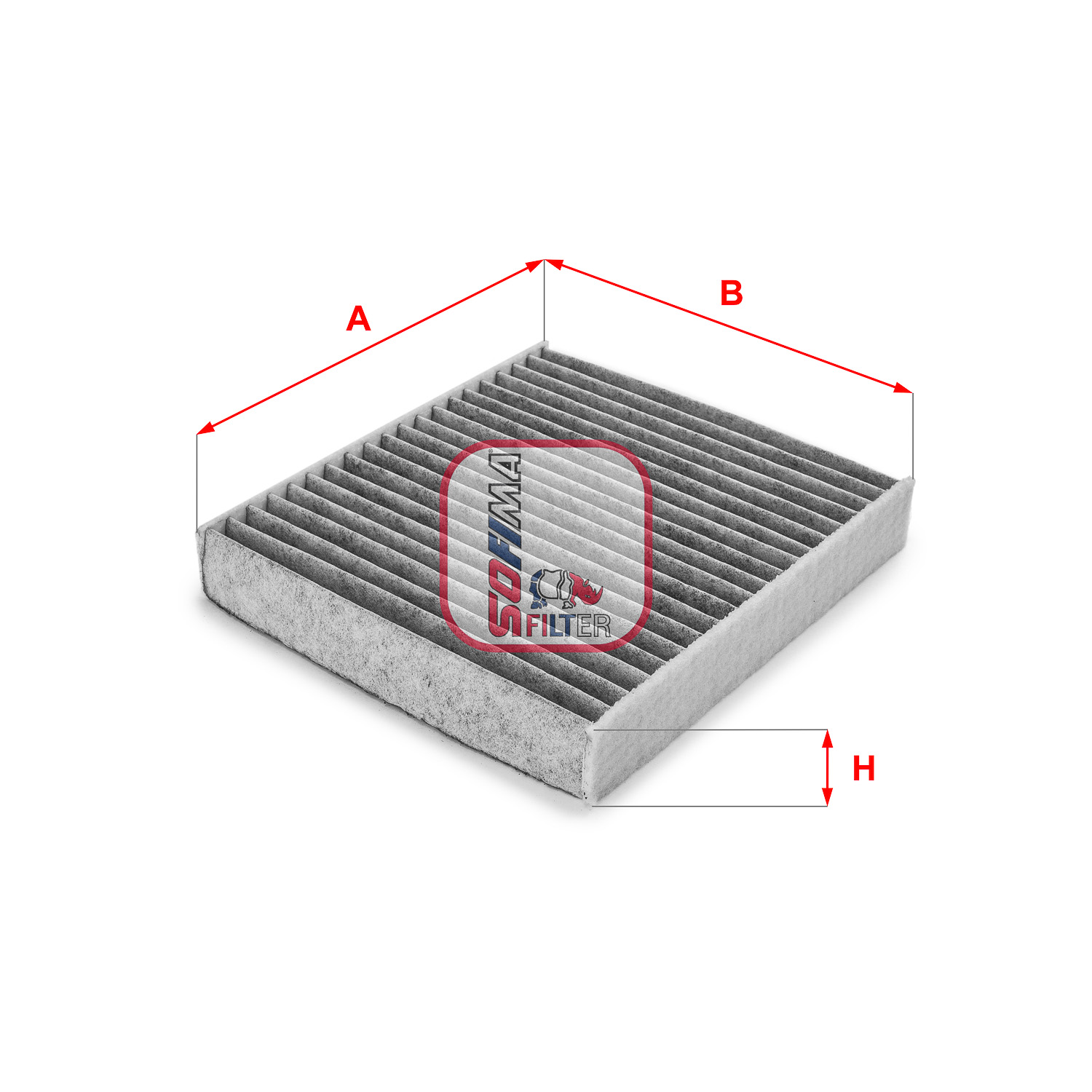 Filtru, aer habitaclu S 4158 CA SOFIMA