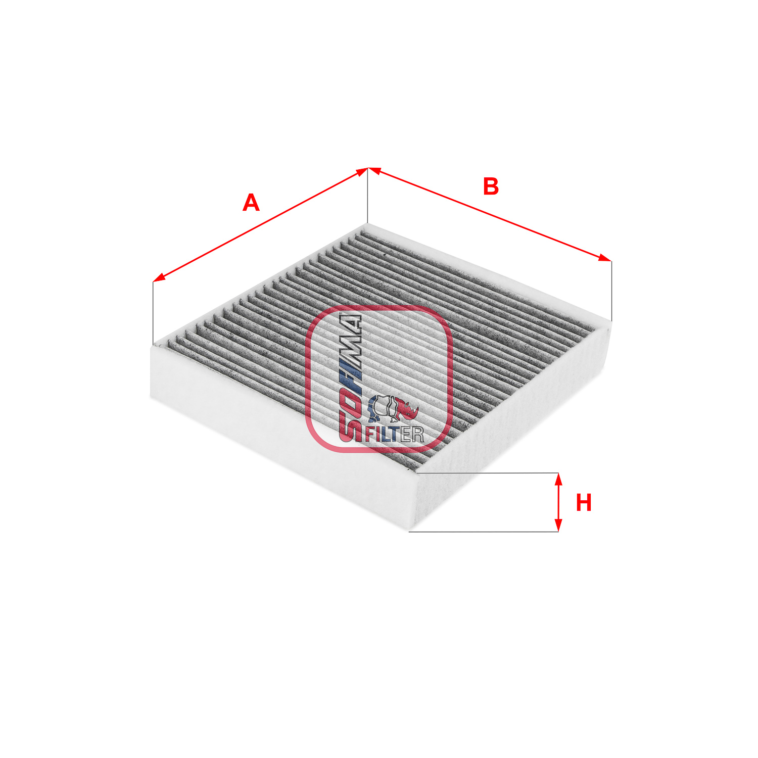 Filtru, aer habitaclu S 4244 CA SOFIMA