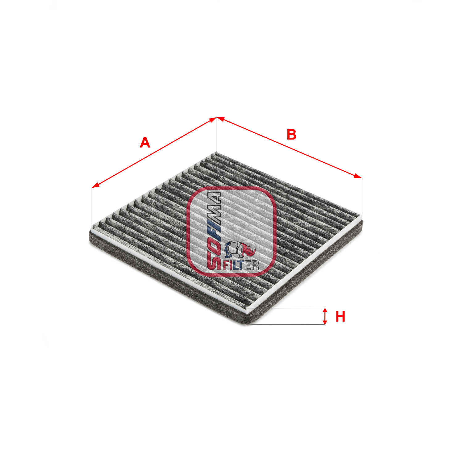 Filtru, aer habitaclu S 4253 CA SOFIMA