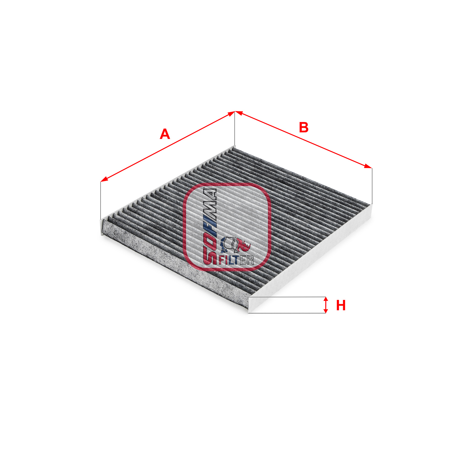 Filtru, aer habitaclu S 4256 CA SOFIMA