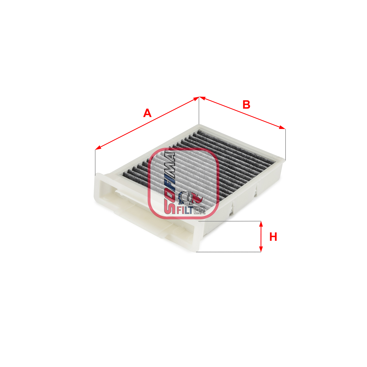 Filtru, aer habitaclu S 4265 CA SOFIMA