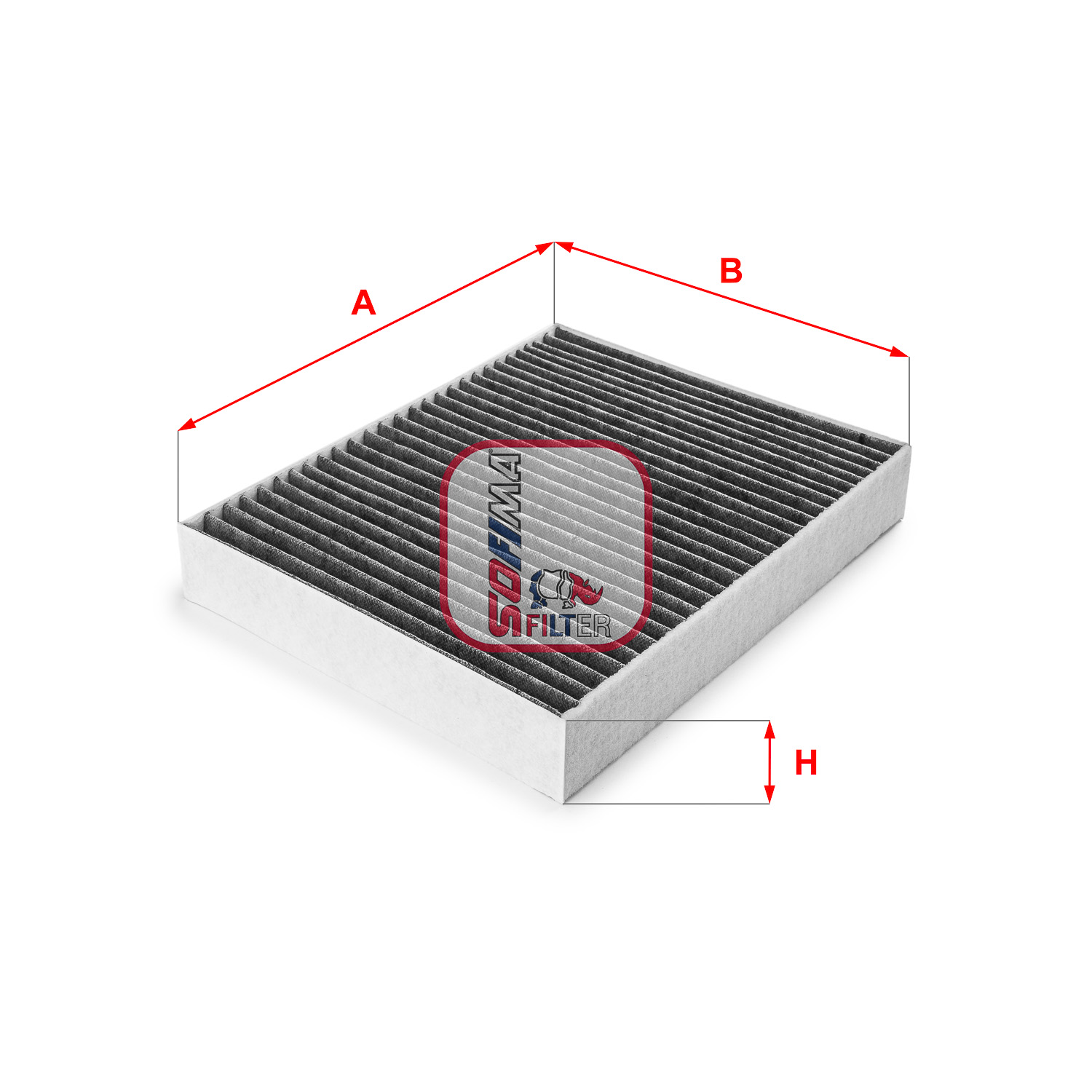 Filtru, aer habitaclu S 4312 CA SOFIMA