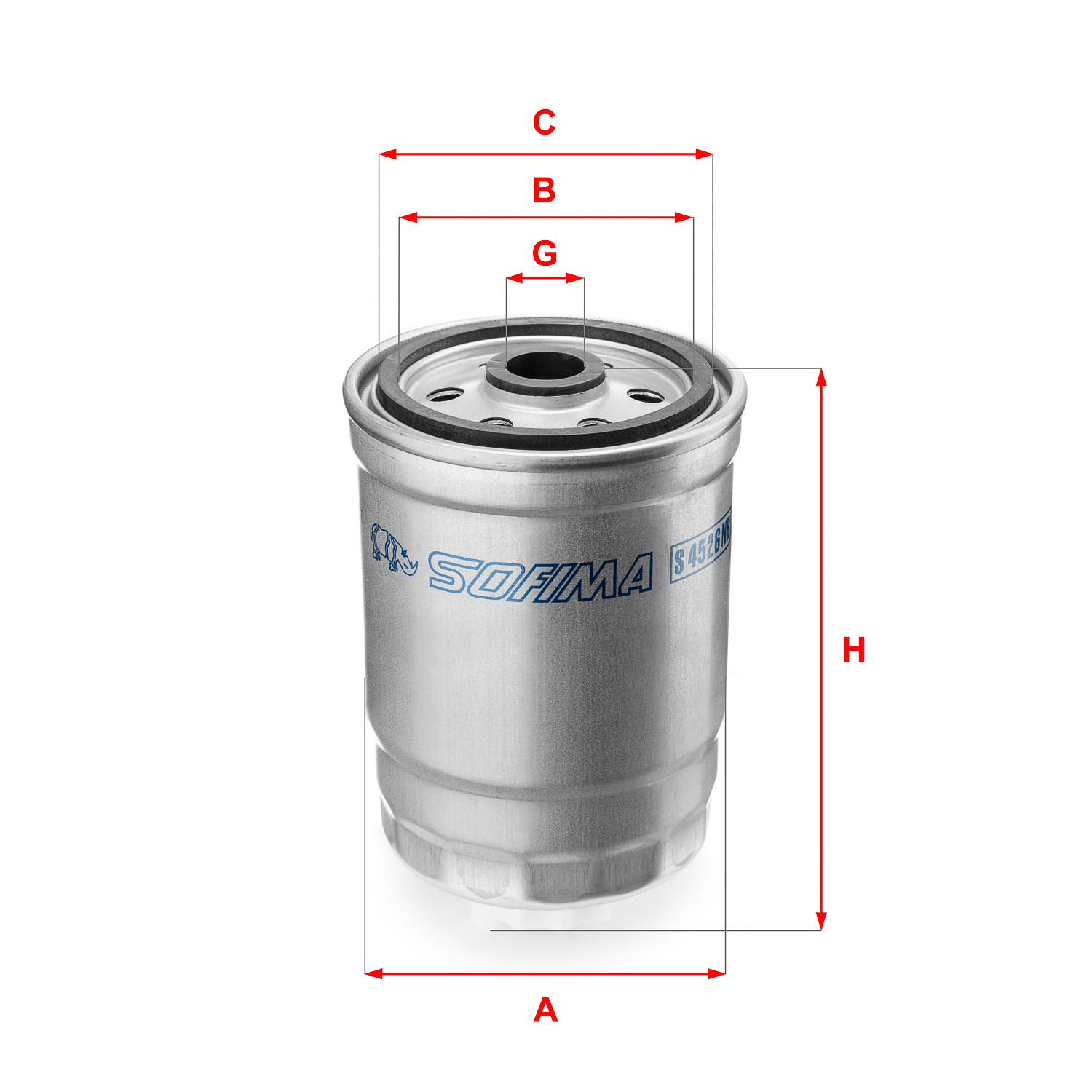 Filtru combustibil S 4526 NR SOFIMA