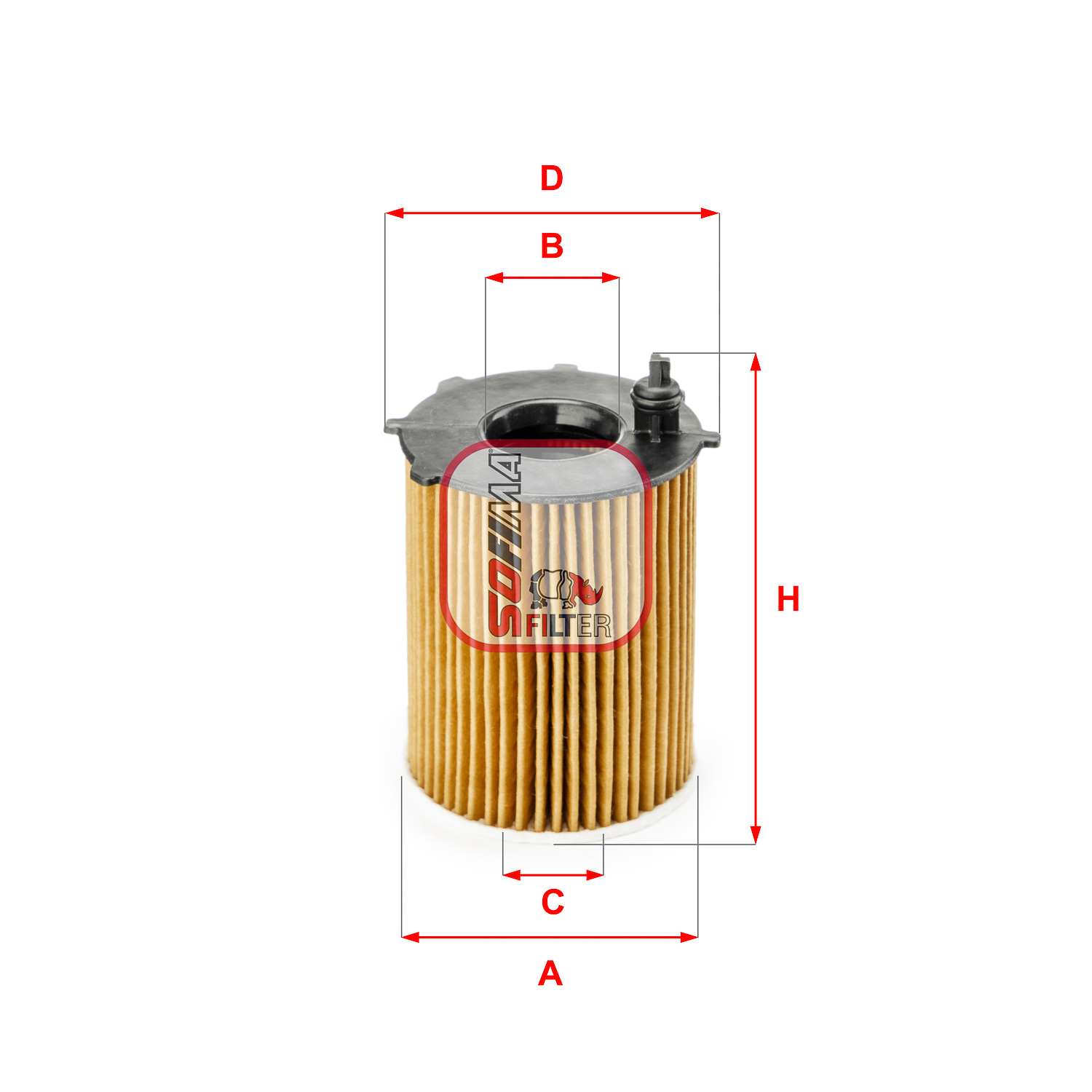 Filtru ulei S 5187 PE SOFIMA