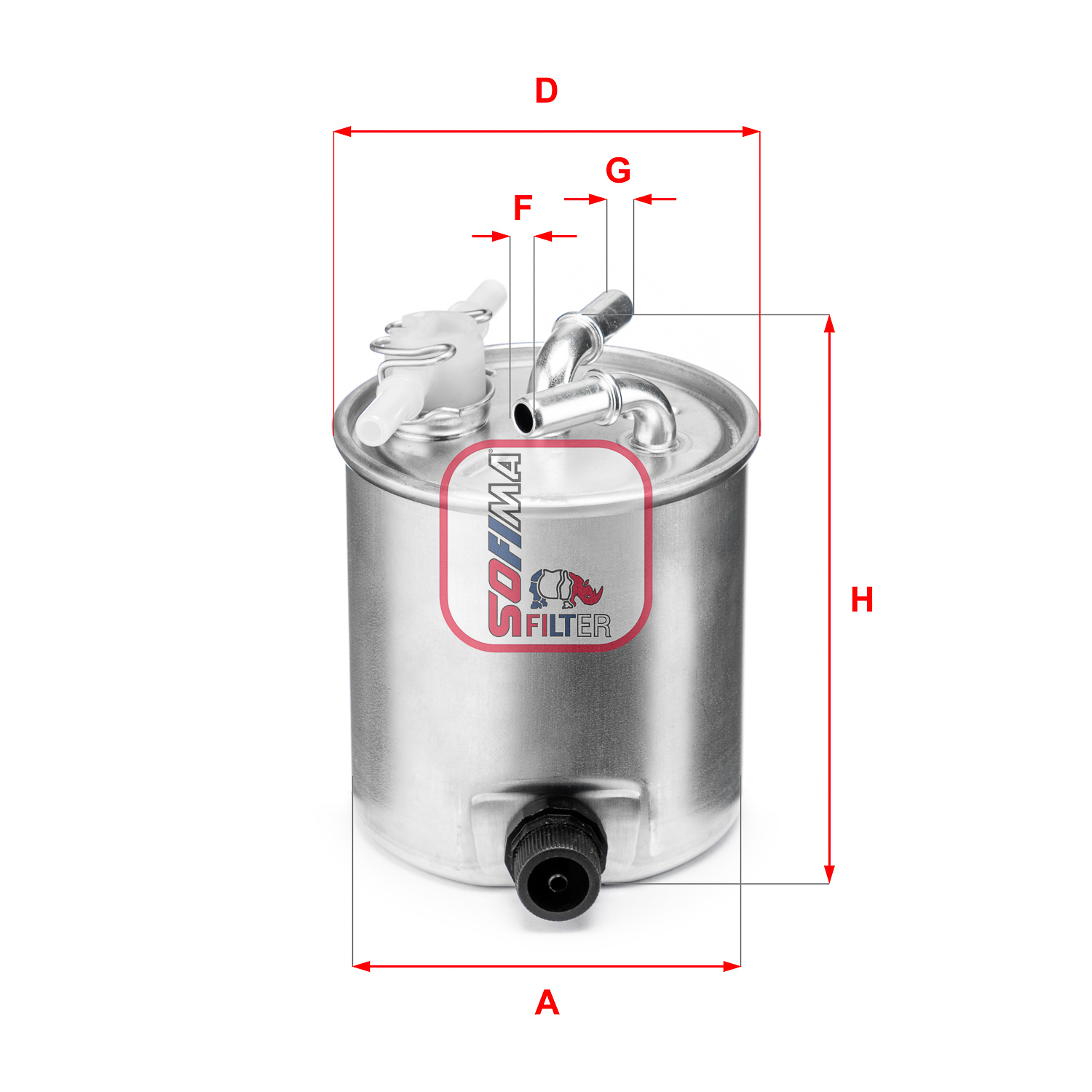 Filtru combustibil S 5392 GC SOFIMA