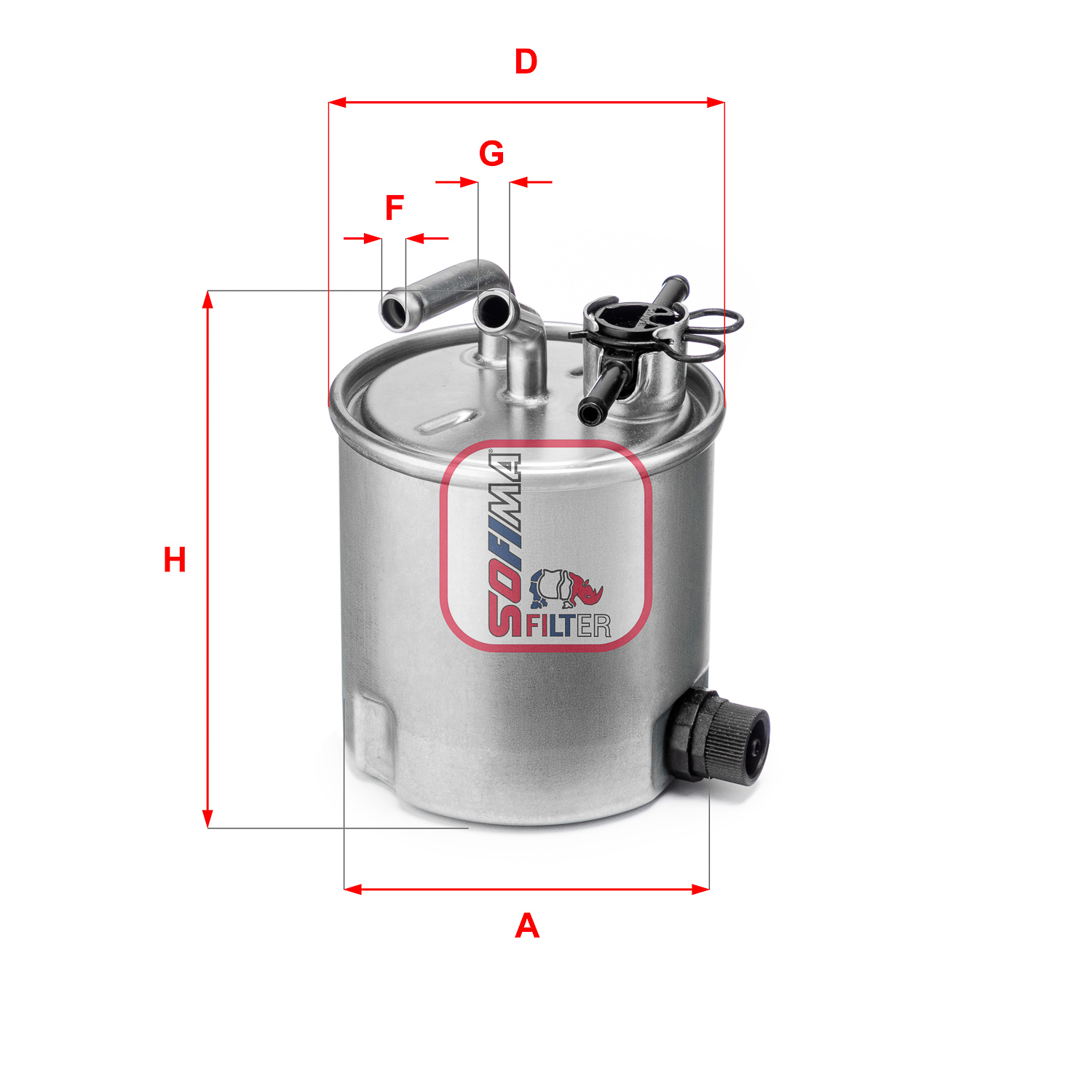 Filtru combustibil S 5394 GC SOFIMA